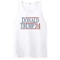 Distressed Donald Trump 2024 Donald Trump 24 PosiCharge Competitor Tank