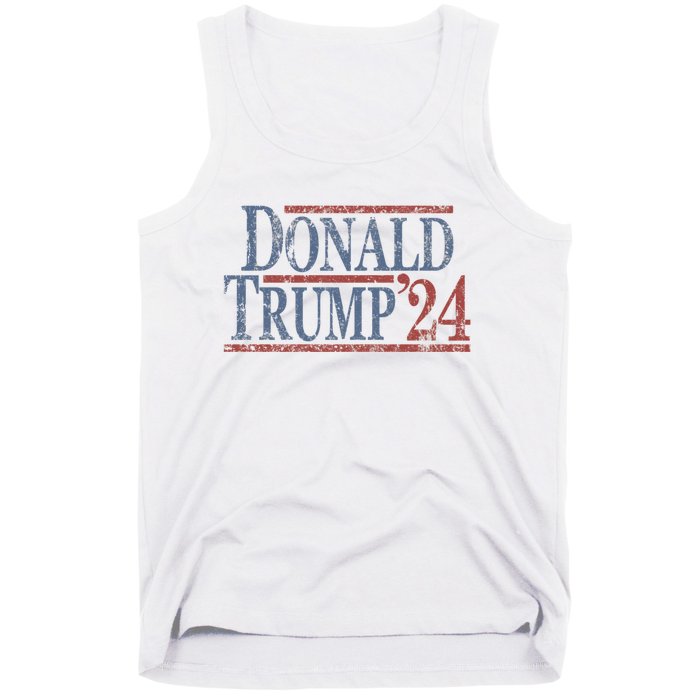 Distressed Donald Trump 2024 Donald Trump 24 Tank Top