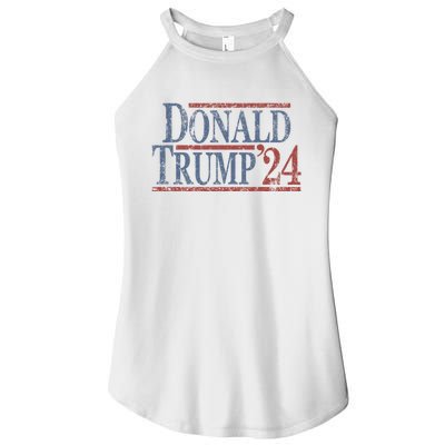 Distressed Donald Trump 2024 Donald Trump 24 Women’s Perfect Tri Rocker Tank