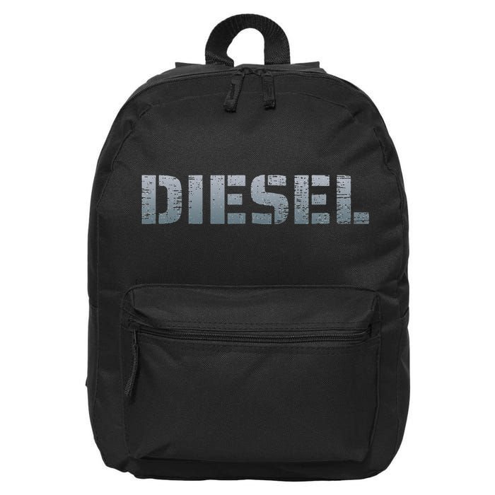 DIESEL Diesel Truck Owner Diesel Mechanic Diesel Lover 16 in Basic Backpack