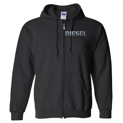 DIESEL Diesel Truck Owner Diesel Mechanic Diesel Lover Full Zip Hoodie