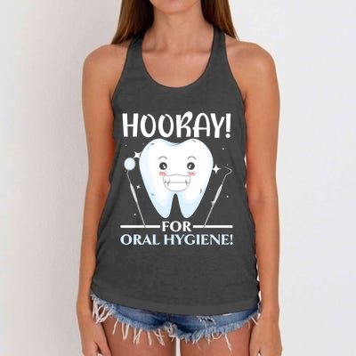 Dentistry Dentist Teeth Dental Hygienist Tooth Doctor Gift Women's Knotted Racerback Tank