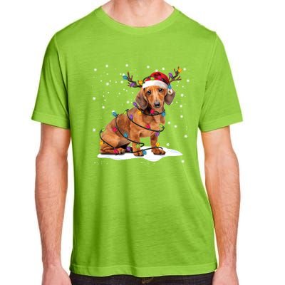 Dachshund Dogs Tree Christmas Sweater Xmas For Pet Dog Meaningful Gift Adult ChromaSoft Performance T-Shirt