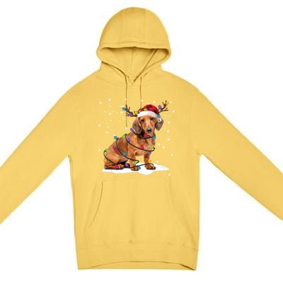 Dachshund Dogs Tree Christmas Sweater Xmas For Pet Dog Meaningful Gift Premium Pullover Hoodie