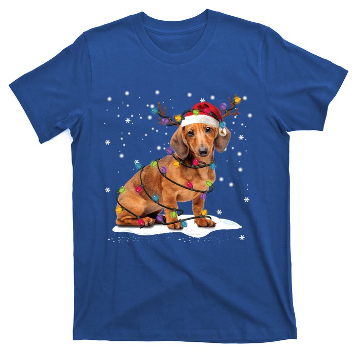 Dachshund Dogs Tree Christmas Sweater Xmas For Pet Dog Meaningful Gift T-Shirt