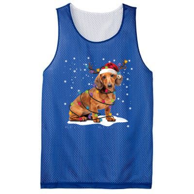 Dachshund Dogs Tree Christmas Sweater Xmas For Pet Dog Meaningful Gift Mesh Reversible Basketball Jersey Tank