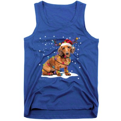 Dachshund Dogs Tree Christmas Sweater Xmas For Pet Dog Meaningful Gift Tank Top