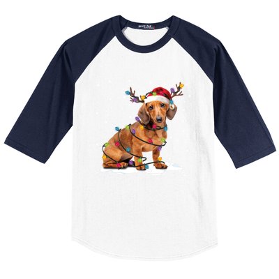 Dachshund Dogs Tree Christmas Sweater Xmas For Pet Dog Meaningful Gift Baseball Sleeve Shirt