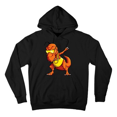 Dabbing Dinosaur T Rex Funny Dab Meme Hoodie