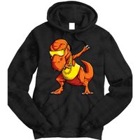 Dabbing Dinosaur T Rex Funny Dab Meme Tie Dye Hoodie