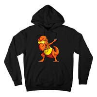 Dabbing Dinosaur T Rex Funny Dab Meme Tall Hoodie