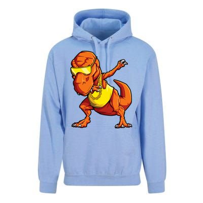 Dabbing Dinosaur T Rex Funny Dab Meme Unisex Surf Hoodie