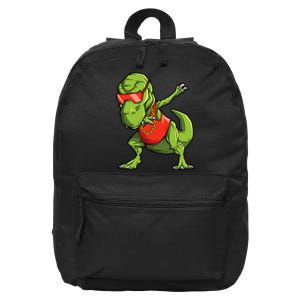 Dabbing Dinosaur T Rex Funny Dab Meme 16 in Basic Backpack