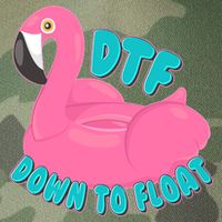 Dtf Down To Float Vacation Time Flamingo Floatie Legacy Tie Dye Trucker Hat