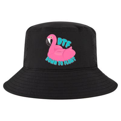 Dtf Down To Float Vacation Time Flamingo Floatie Cool Comfort Performance Bucket Hat