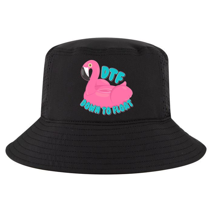 Dtf Down To Float Vacation Time Flamingo Floatie Cool Comfort Performance Bucket Hat