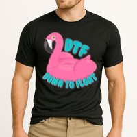Dtf Down To Float Vacation Time Flamingo Floatie Cooling Performance Crew T-Shirt