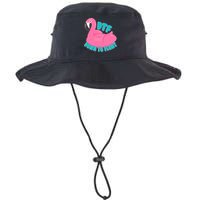 Dtf Down To Float Vacation Time Flamingo Floatie Legacy Cool Fit Booney Bucket Hat