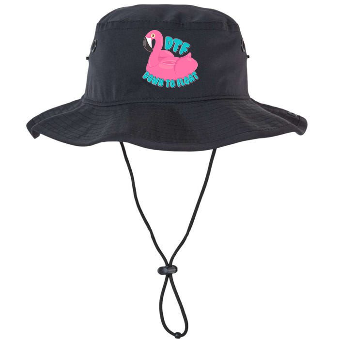 Dtf Down To Float Vacation Time Flamingo Floatie Legacy Cool Fit Booney Bucket Hat