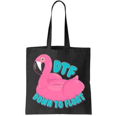 Dtf Down To Float Vacation Time Flamingo Floatie Bag