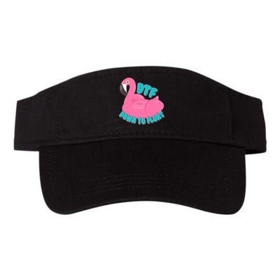 Dtf Down To Float Vacation Time Flamingo Floatie Visor