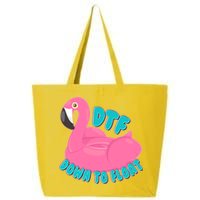 Dtf Down To Float Vacation Time Flamingo Floatie 25L Jumbo Tote