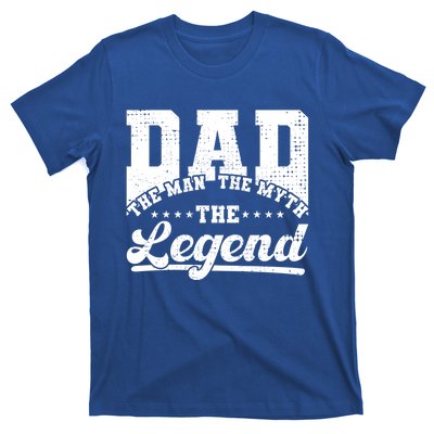 Dad Daddy The The Myth The Legend Retro Gift T-Shirt