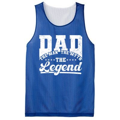 Dad Daddy The The Myth The Legend Retro Gift Mesh Reversible Basketball Jersey Tank