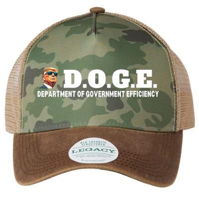 D.O.G.E. Doge Trump Department Of Government Efficiency Legacy Tie Dye Trucker Hat