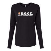 D.O.G.E. Doge Trump Department Of Government Efficiency Womens Cotton Relaxed Long Sleeve T-Shirt