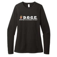 D.O.G.E. Doge Trump Department Of Government Efficiency Womens CVC Long Sleeve Shirt