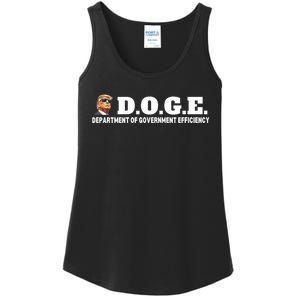 D.O.G.E. Doge Trump Department Of Government Efficiency Ladies Essential Tank