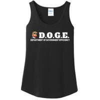 D.O.G.E. Doge Trump Department Of Government Efficiency Ladies Essential Tank