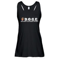 D.O.G.E. Doge Trump Department Of Government Efficiency Ladies Essential Flowy Tank