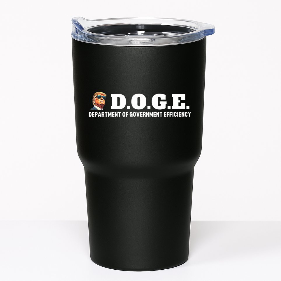 D.O.G.E. Doge Trump Department Of Government Efficiency Tumbler