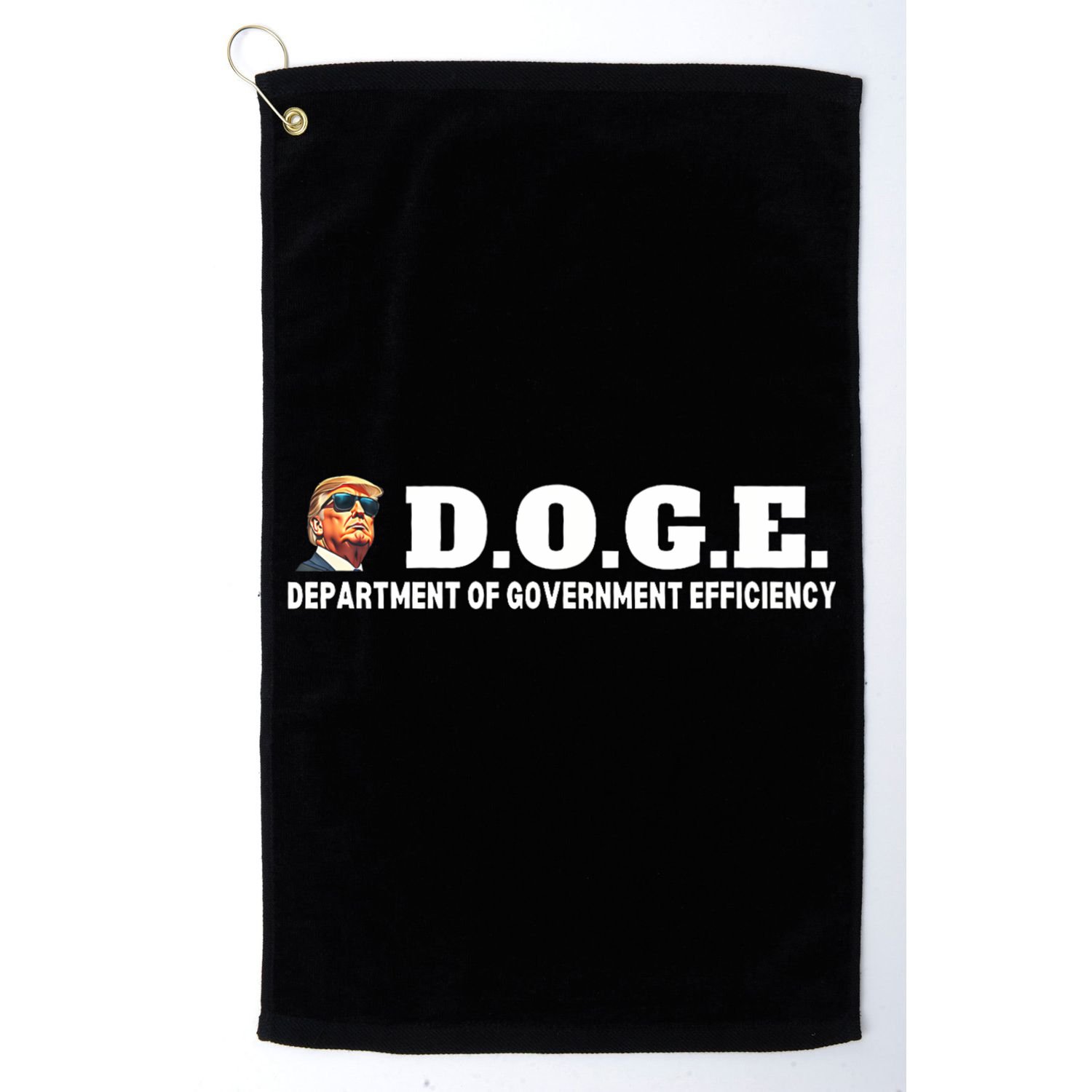 D.O.G.E. Doge Trump Department Of Government Efficiency Golf Towel
