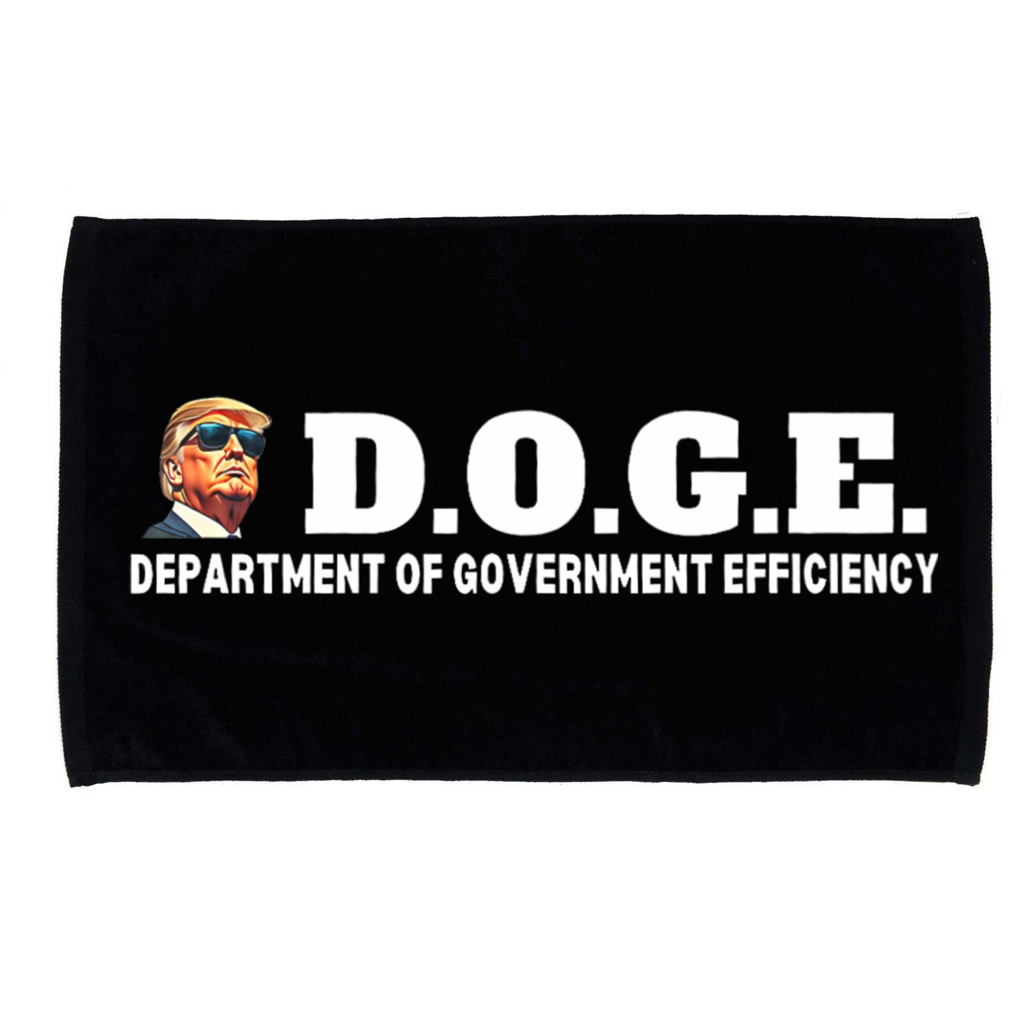 D.O.G.E. Doge Trump Department Of Government Efficiency Microfiber Hand Towel