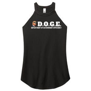 D.O.G.E. Doge Trump Department Of Government Efficiency Women's Perfect Tri Rocker Tank