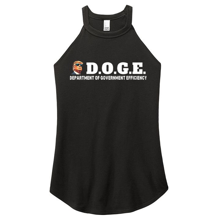 D.O.G.E. Doge Trump Department Of Government Efficiency Women's Perfect Tri Rocker Tank