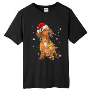 Dachshund Dogs Tree Christmas Sweater Xmas Funny Gift For Pet Dog Gift Tall Fusion ChromaSoft Performance T-Shirt