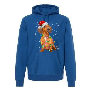 Dachshund Dogs Tree Christmas Sweater Xmas Funny Gift For Pet Dog Gift Premium Hoodie