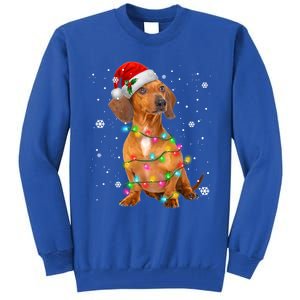 Dachshund Dogs Tree Christmas Sweater Xmas Funny Gift For Pet Dog Gift Tall Sweatshirt