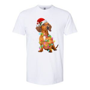 Dachshund Dogs Tree Christmas Sweater Xmas Funny Gift For Pet Dog Gift Softstyle CVC T-Shirt