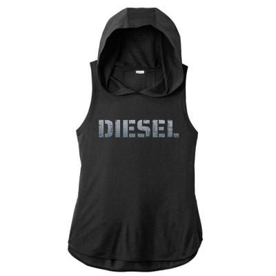 Diesel Diesel Truck Owner Diesel Mechanic Diesel Lover Ladies PosiCharge Tri-Blend Wicking Draft Hoodie Tank