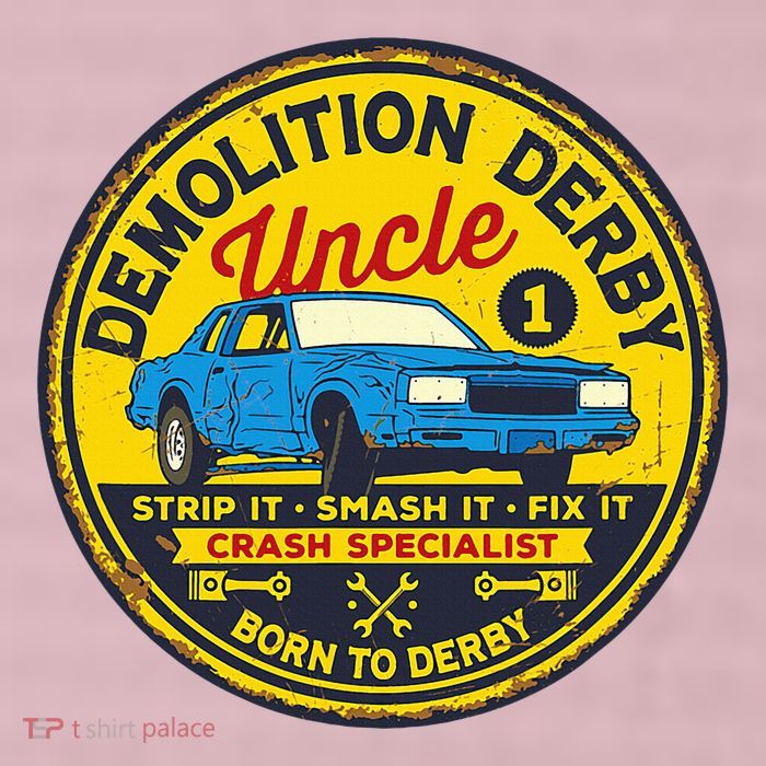 Demolition Derby Uncle Race Team Strip Smash Fix 25L Jumbo Tote