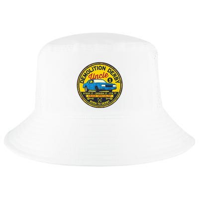 Demolition Derby Uncle Race Team Strip Smash Fix Cool Comfort Performance Bucket Hat