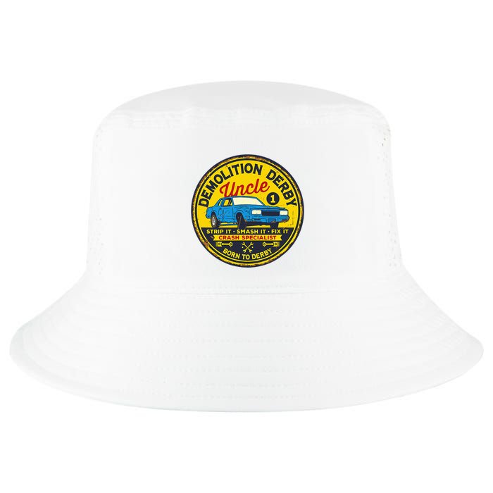 Demolition Derby Uncle Race Team Strip Smash Fix Cool Comfort Performance Bucket Hat