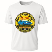 Demolition Derby Uncle Race Team Strip Smash Fix Cooling Performance Crew T-Shirt