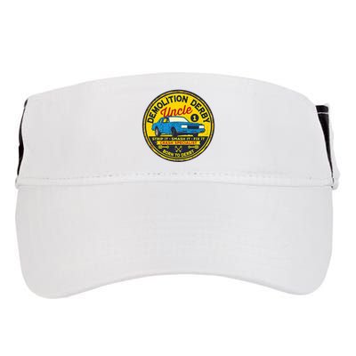 Demolition Derby Uncle Race Team Strip Smash Fix Adult Drive Performance Visor