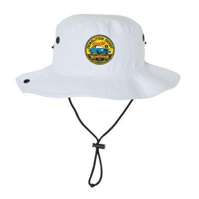 Demolition Derby Uncle Race Team Strip Smash Fix Bucket Hat